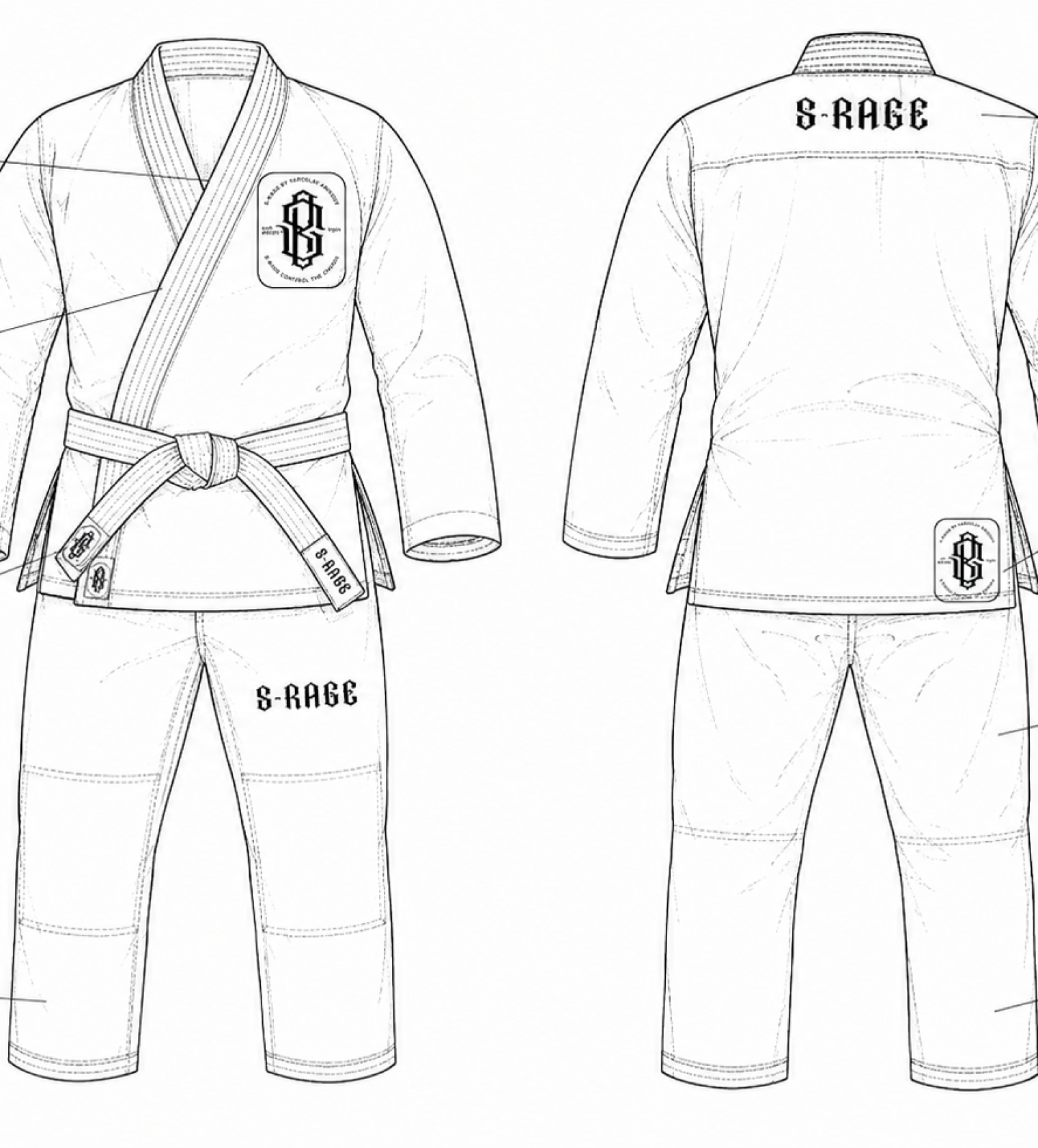 S-RAGE BJJ-кімоно / FOUNDATION