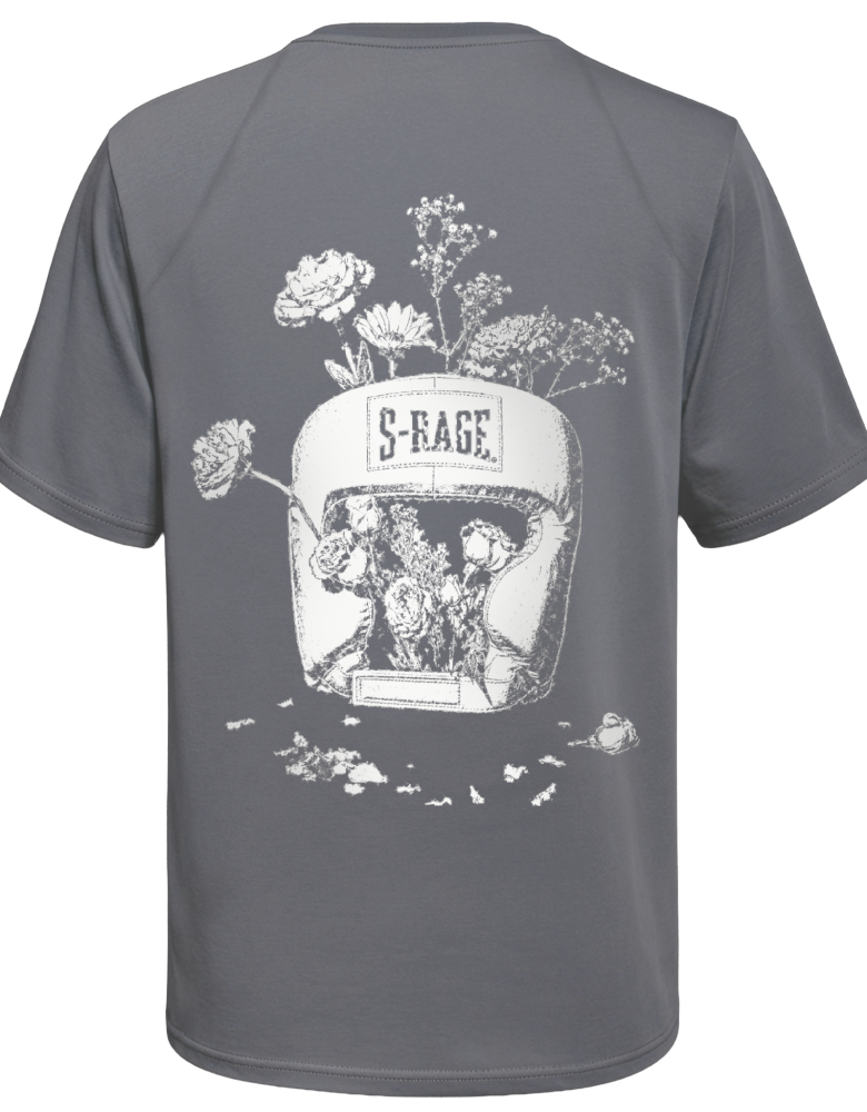 Футболка сіра BLOOM IN CHAOS